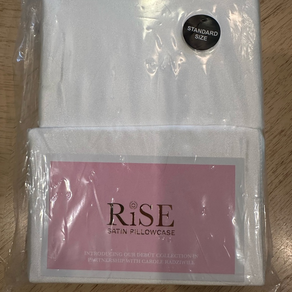 White Bedding Pillow Crisp and New